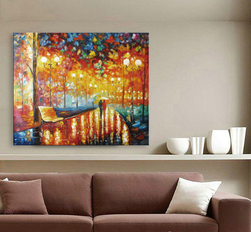 Canvas Wall Art Romantic Oil Painting On Canvas